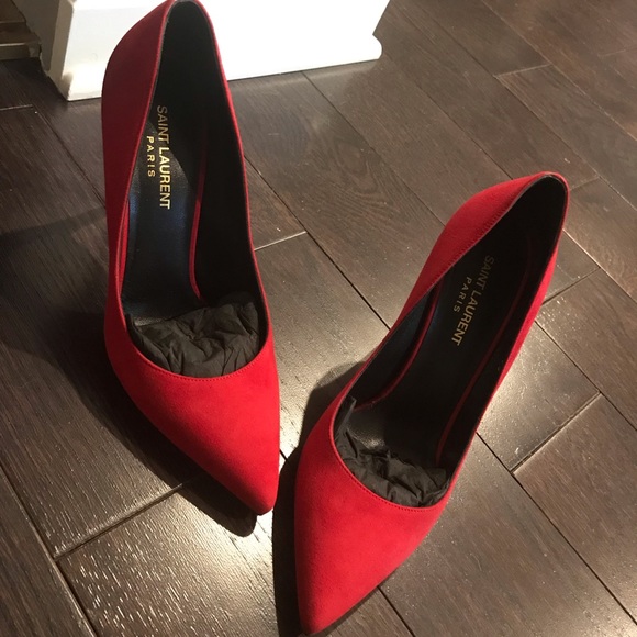 Saint Laurent authentic classic red pumps - Picture 2 of 5